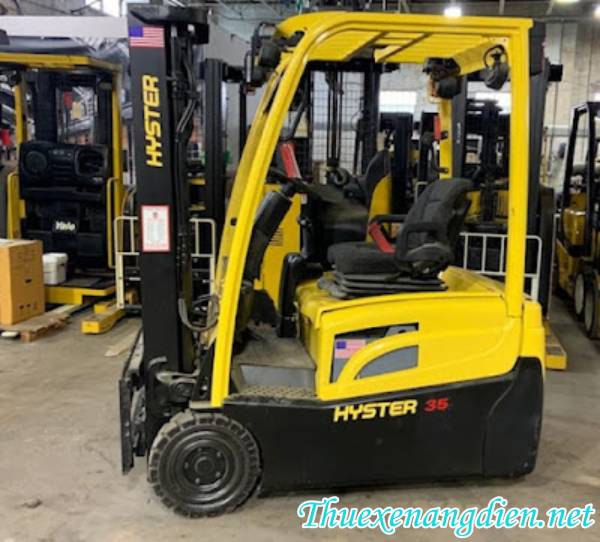 Sử dụng xe nâng điện Hyster giúp tiết kiệm nhiên liệu