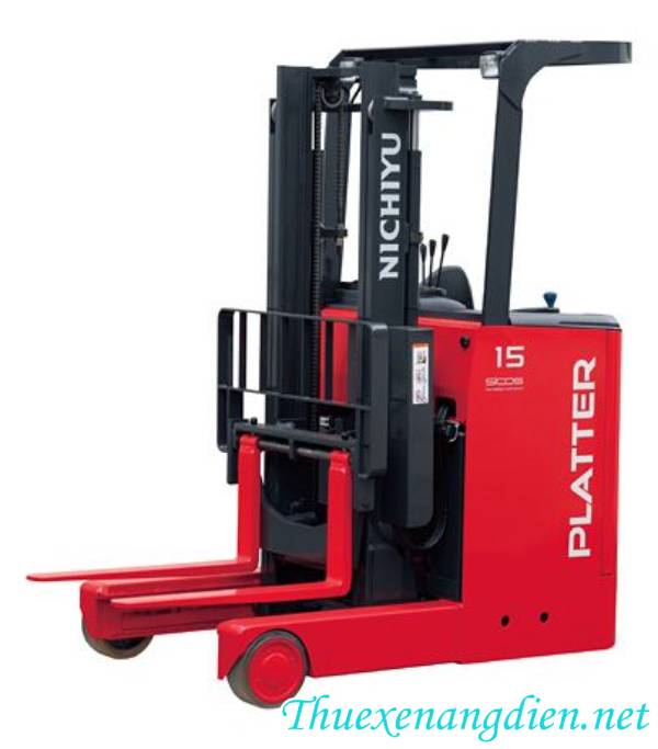 Xe nâng điện Nichiyu kiểu dáng Reach Truck