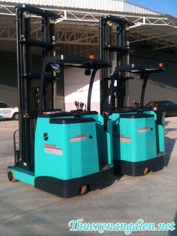 Thuê xe nâng Biên Hòa kiểu dáng Reach Truck giá rẻ